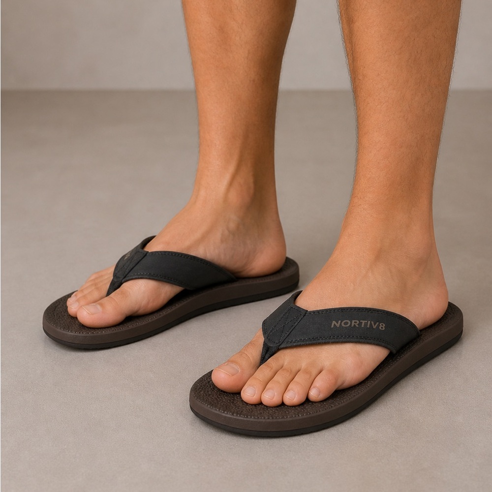 Nortiv8 Men’s Comfort Flip Flop Sandals Size 13 NEW #U-25